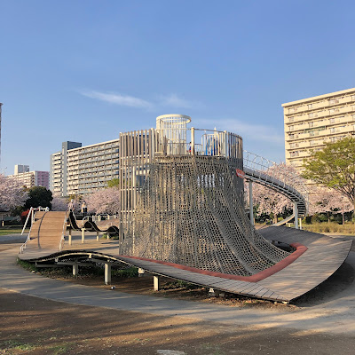 도립 오오지마코마츠가와공원 미끄럼틀 사진 4