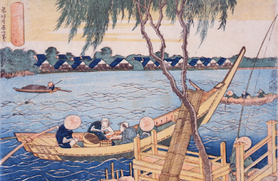 葛飾北斎案内板⑧（宮戸川長縄━千 絵 の 海━） 사진 3