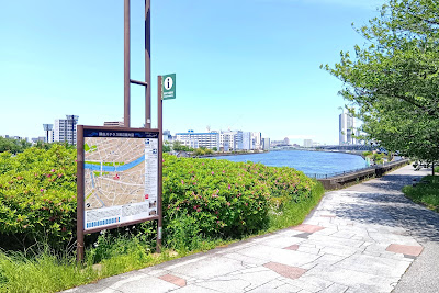 隅田川テラス周辺案内図 (桜橋) 사진 3