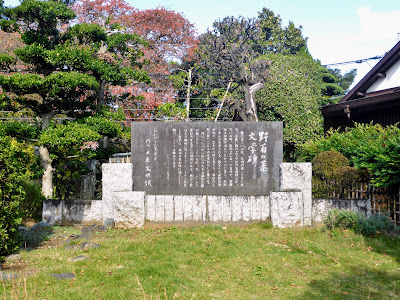 Grave of wild Chrysanthemum - literature monument (Nogiku no haka bungaku ishibumi) 사진 2