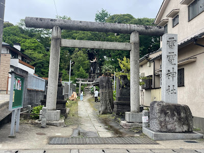 雷電神社参道 사진 2