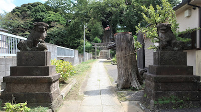 雷電神社参道 사진 5