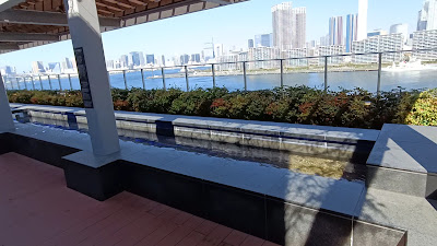 東京豊洲万葉倶楽部 展望足湯庭園 사진 2