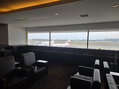 일본항공 사쿠라 라운지 하네다공항 남측 윙 사진 5