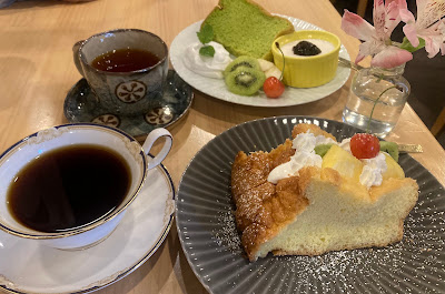 米粉シフォンケーキ - さくらカフェ 사진 4