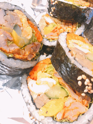 My Rainbow Roll (マイレインボーロール) Korean Gimbap (コリアンキンパ） 사진 3