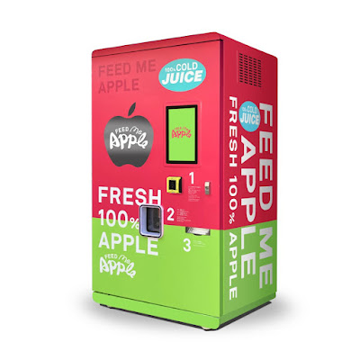 Feed ME Apple まるごと搾りアップルジュース自動販売機 사진 4