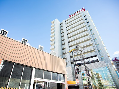 HOYOU Suite Residence in front of Osaka Ashiharabashi Station