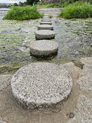 三ノ橋川の飛石 사진 2