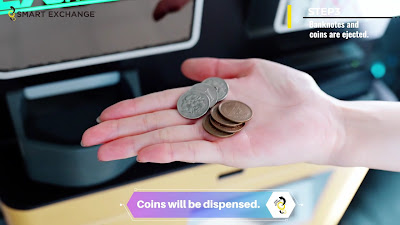 Foreign Currency Exchange Machine SMART EXCHANGE Seven-Eleven Higashiyama Gojo 사진 5
