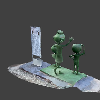 Ms.Machiko Hasegawa & Ms.Sazae statue 사진 3